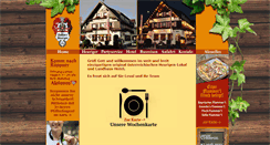 Desktop Screenshot of kofflers-heuriger.de
